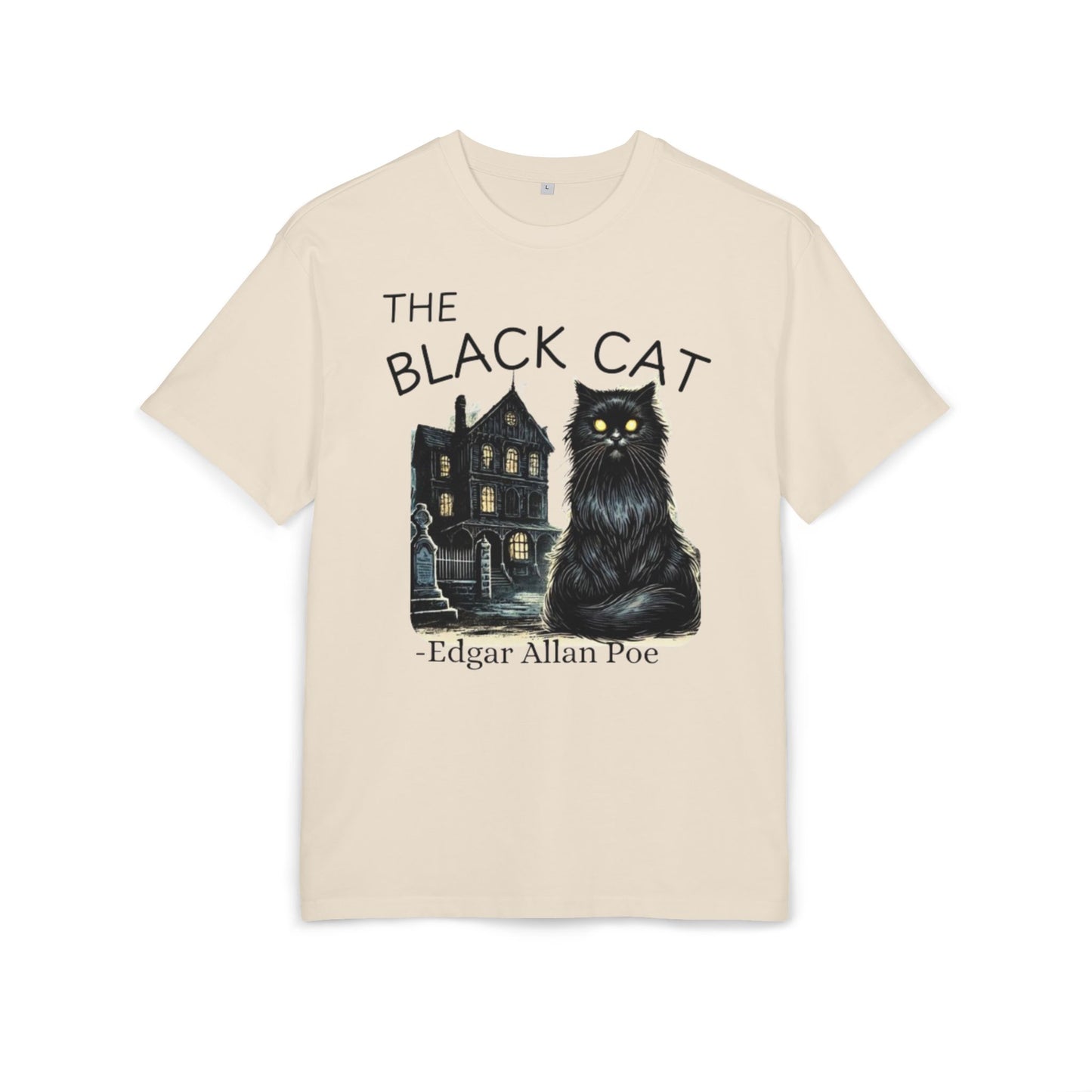 The Black Cat Oversized T Shirt Women's