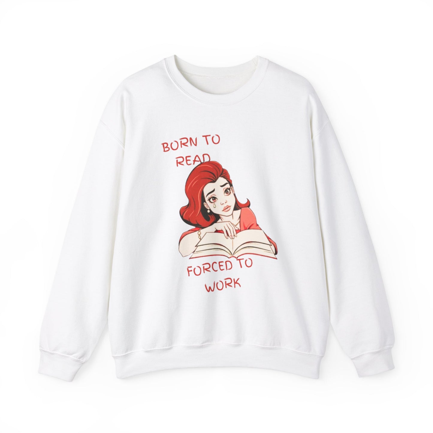 Born to Read – Premium Literary Sweatshirt WOMEN