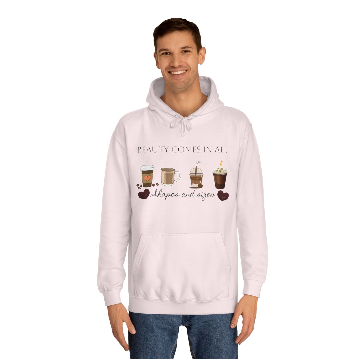 Espresso Yourself Heart Hoodie Mens