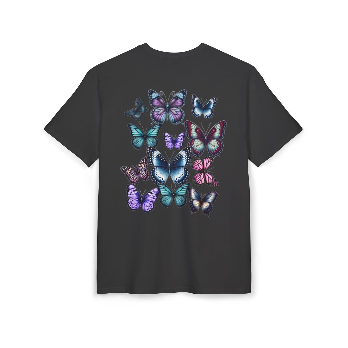 Whispering Wings Oversized T-Shirt Back Design