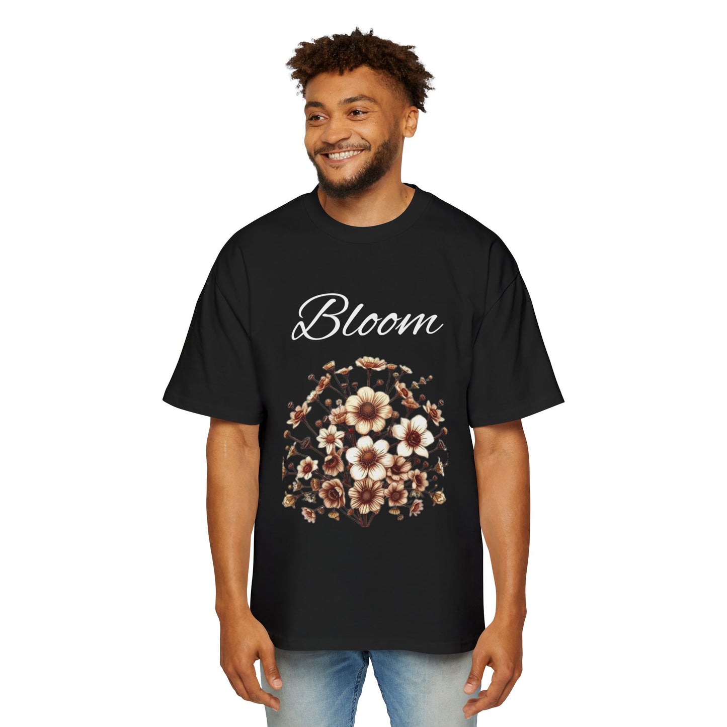 Bloom Designer Oversized Tee – Premium Comfort