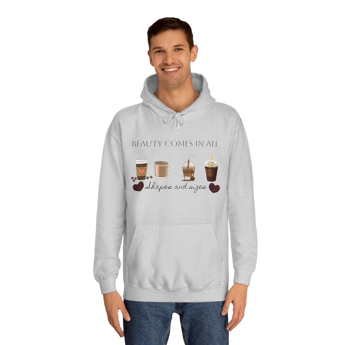 Espresso Yourself Heart Hoodie Mens