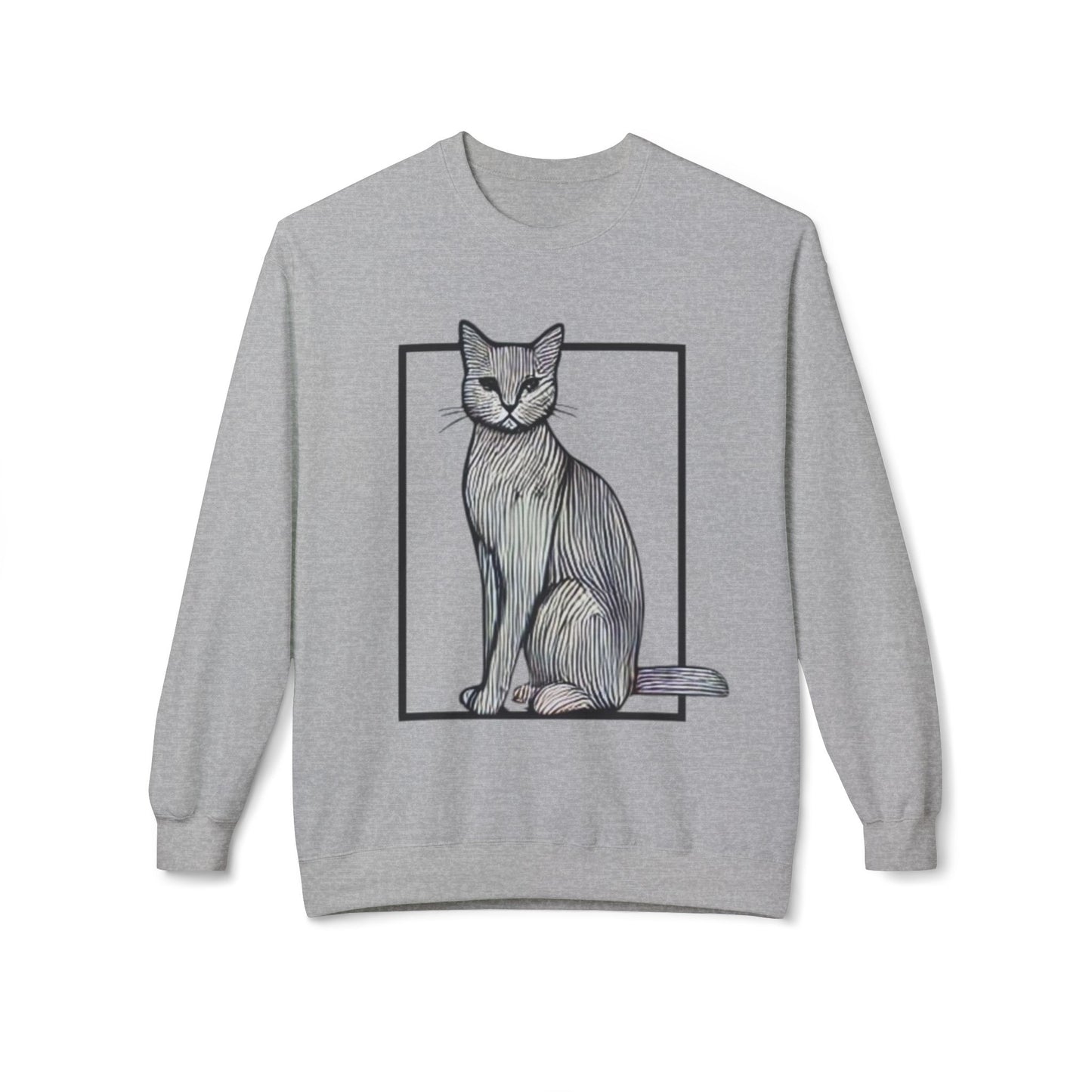 Chic Feline Sweatshirt - Women's