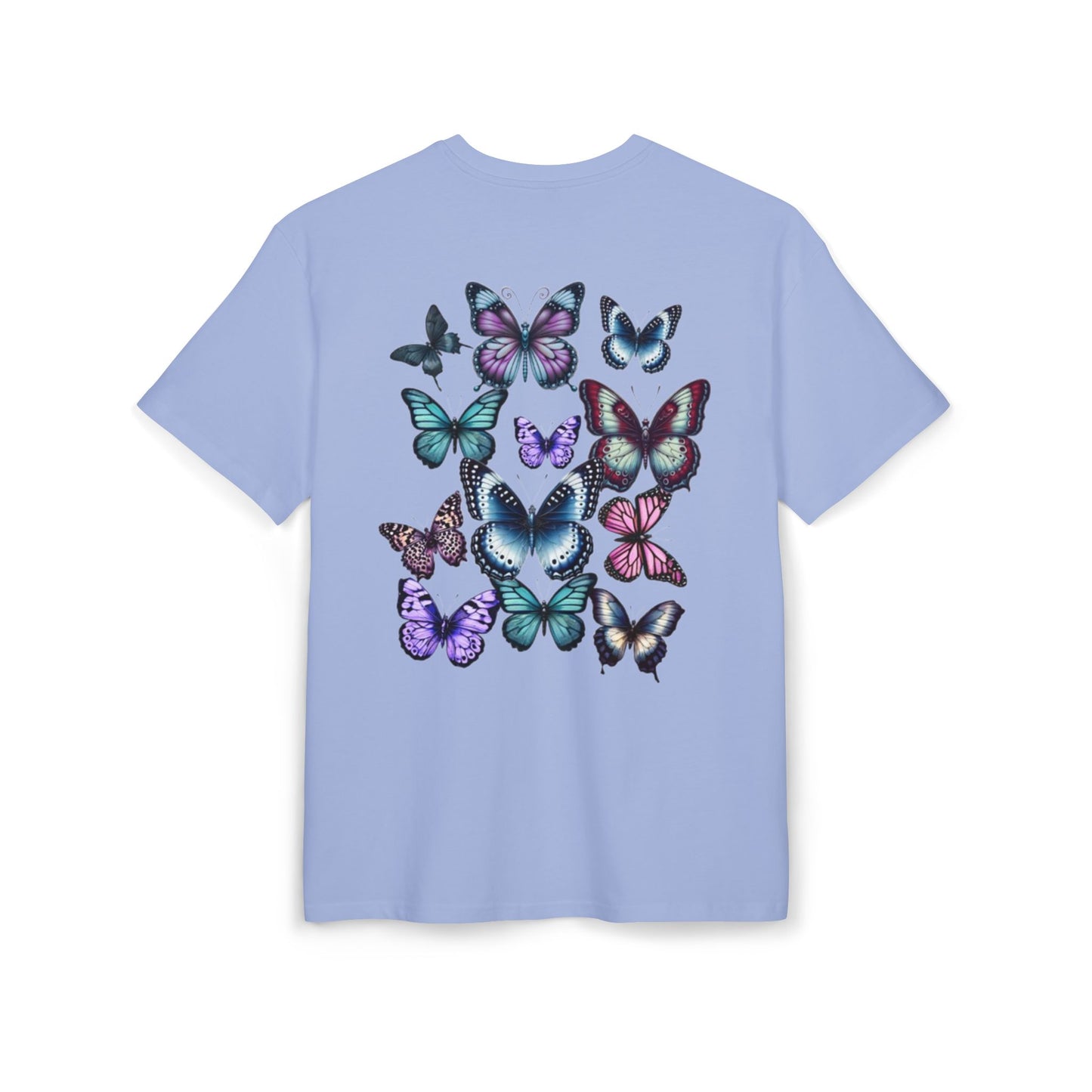 Whispering Wings Oversized T-Shirt Back Design