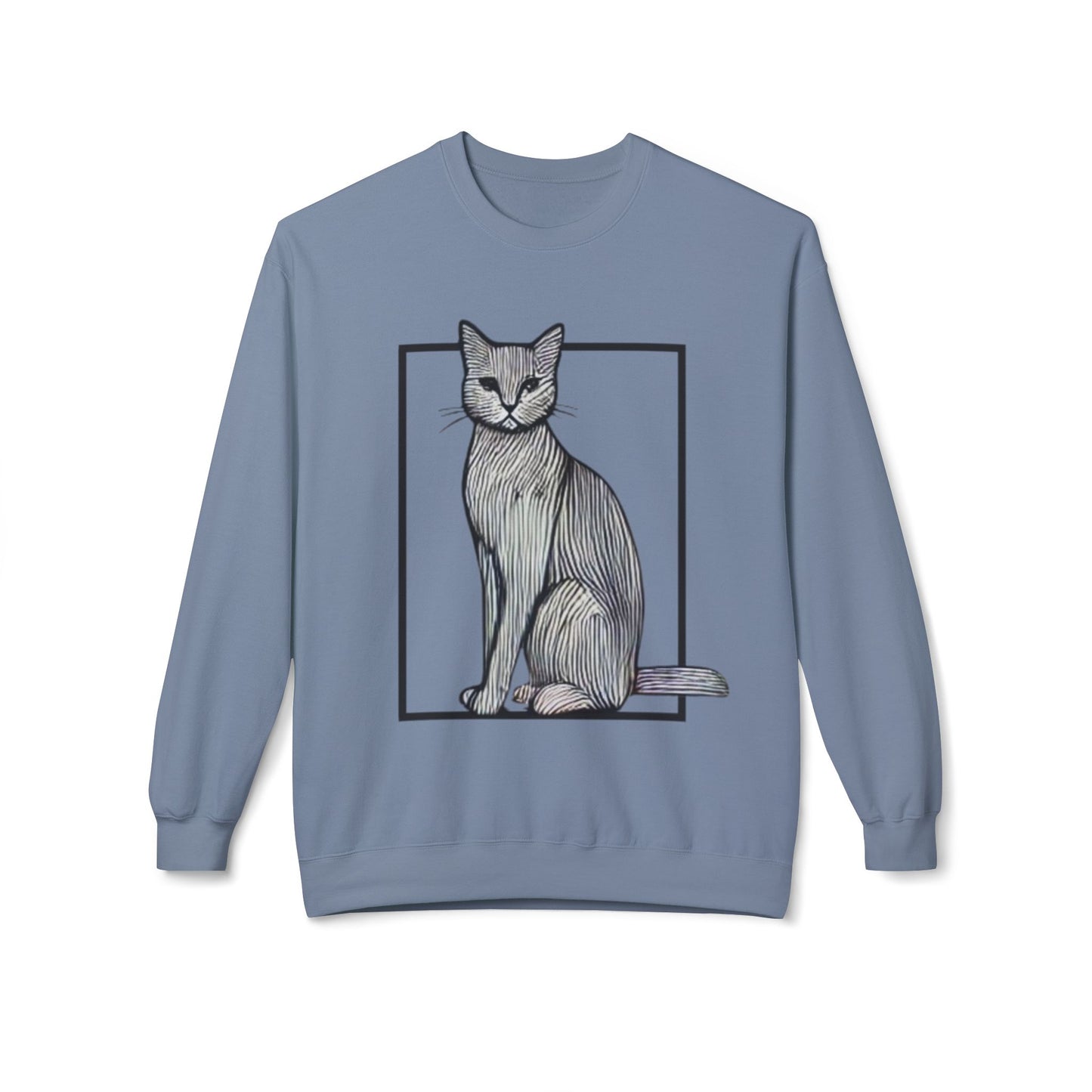 Chic Feline Sweatshirt - Women's