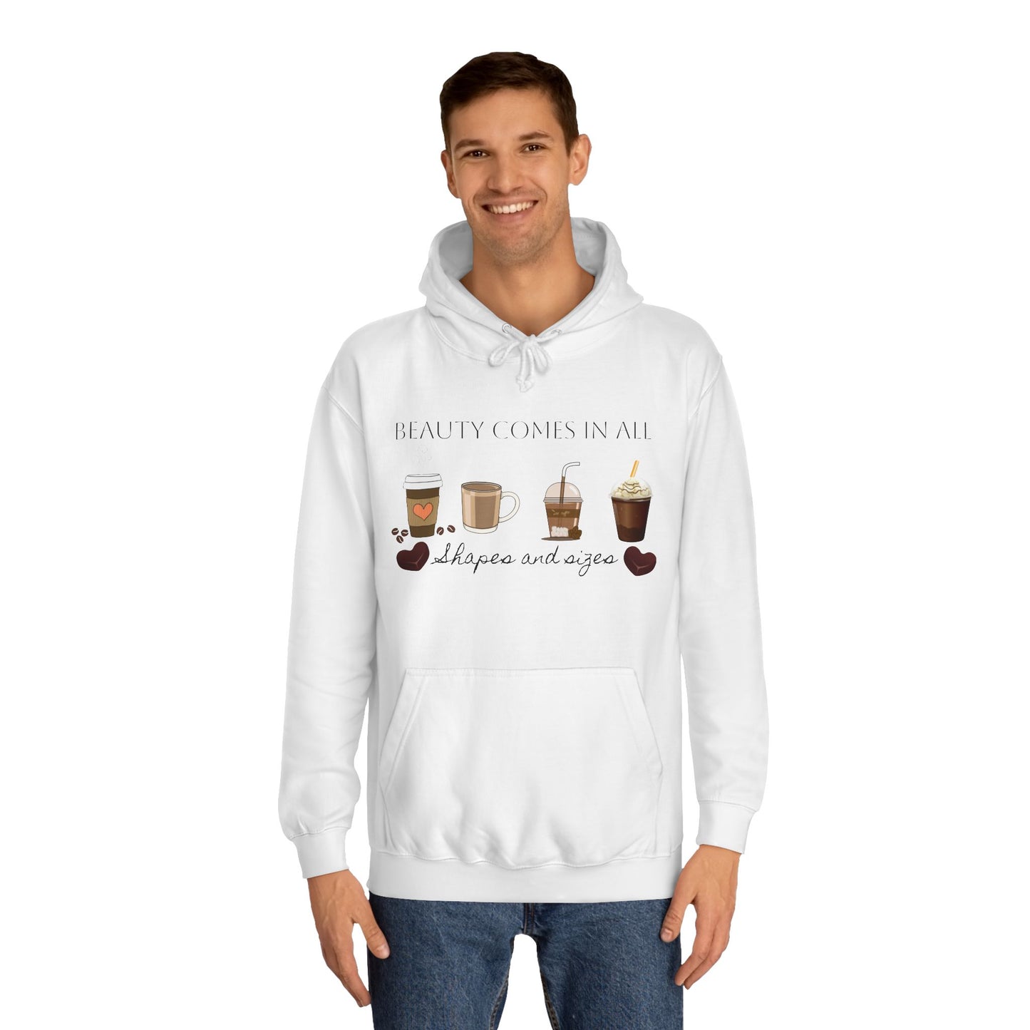 Espresso Yourself Heart Hoodie Mens