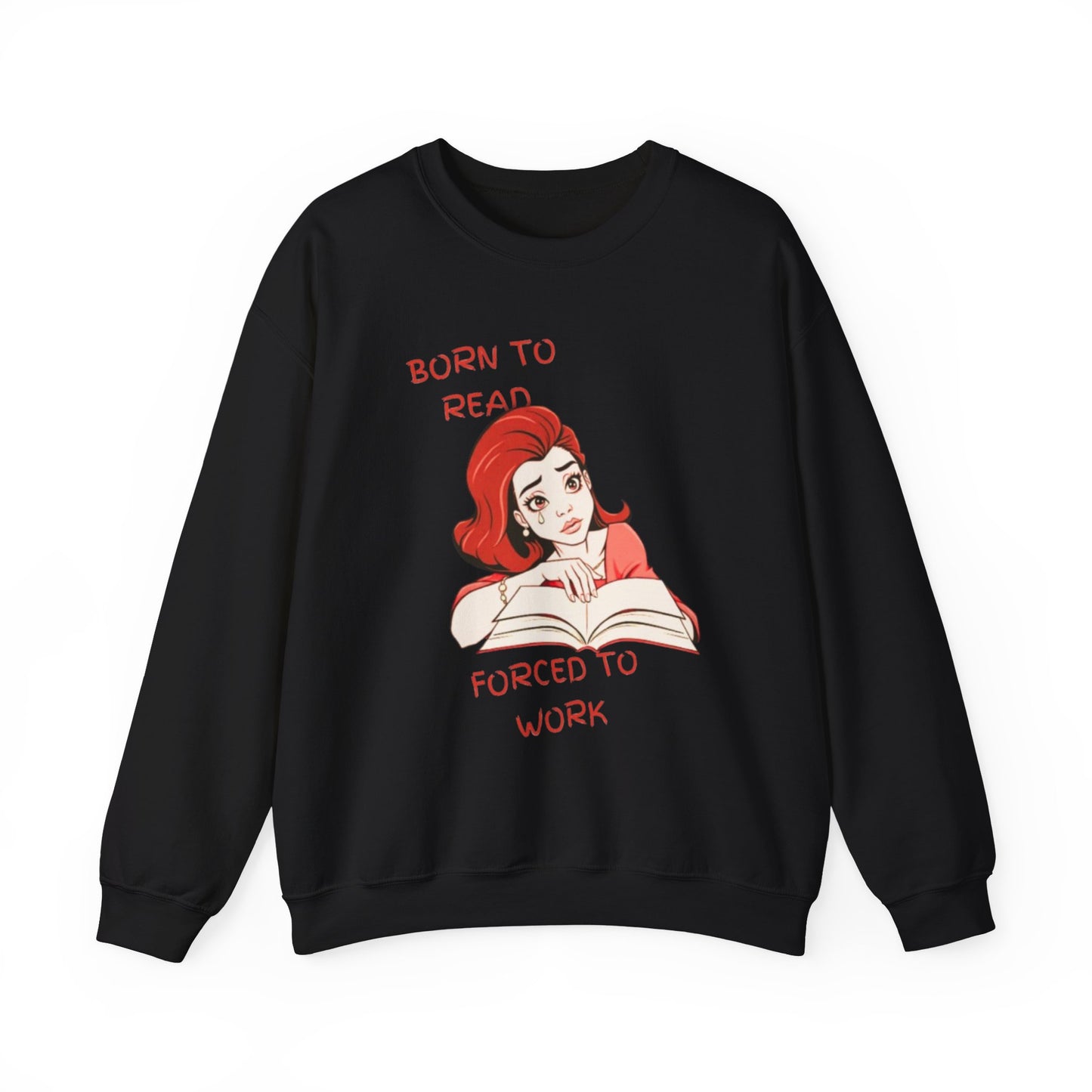 Born to Read – Premium Literary Sweatshirt WOMEN