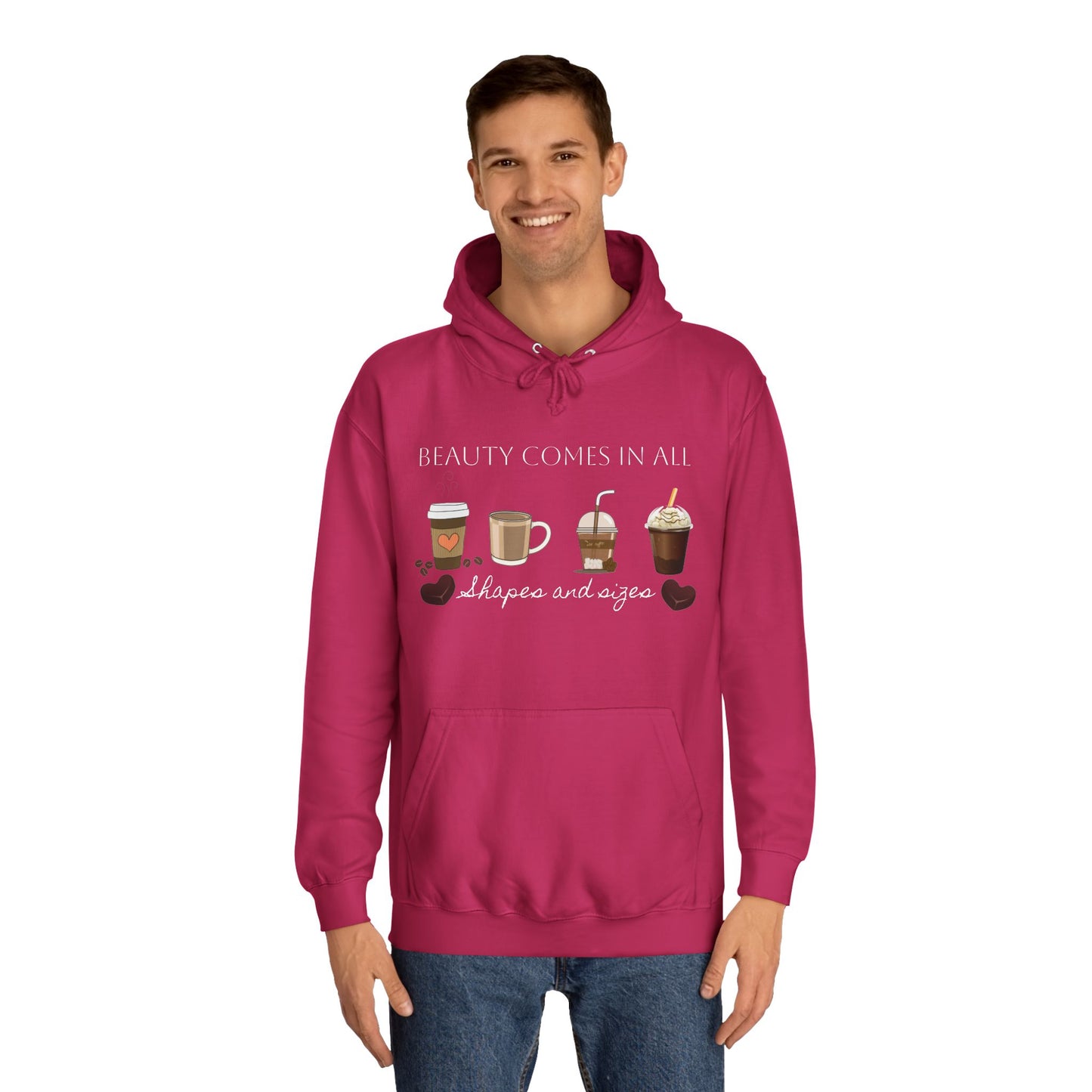 Espresso Yourself Heart Hoodie Mens