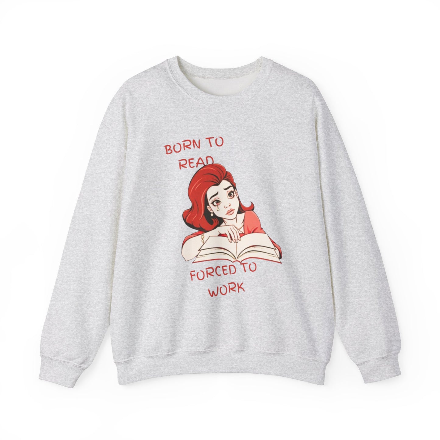 Born to Read – Premium Literary Sweatshirt WOMEN