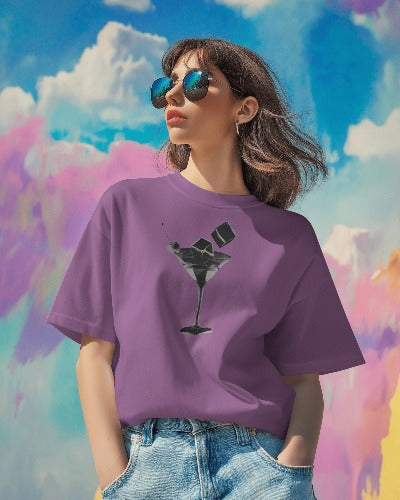 Cocktail Delight OverSized T Shirt - Women's