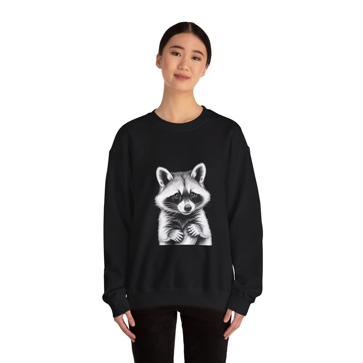 Cozy Raccoon Sweatshirt Women's