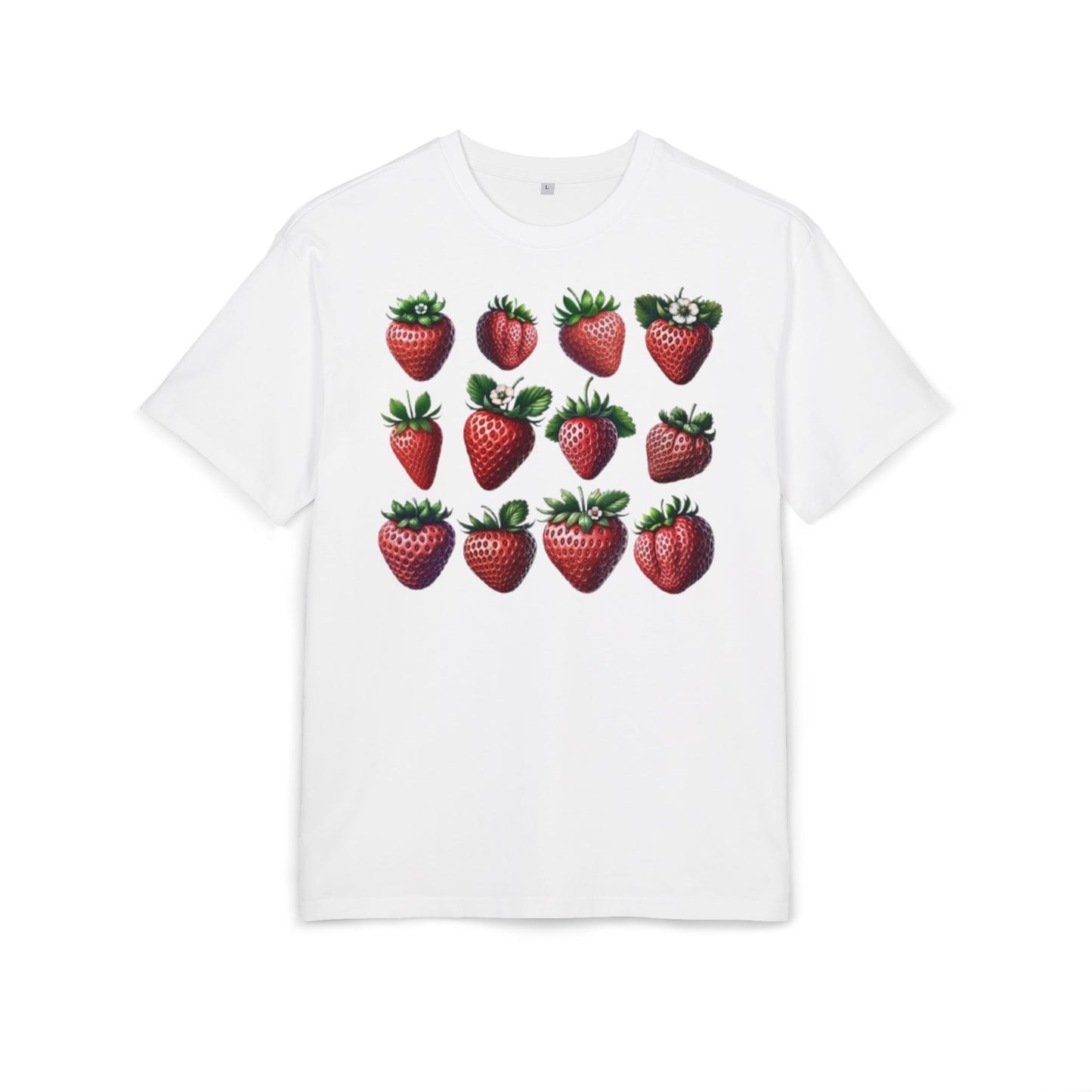 Strawberry Symphony Oversized T-Shirt Women's