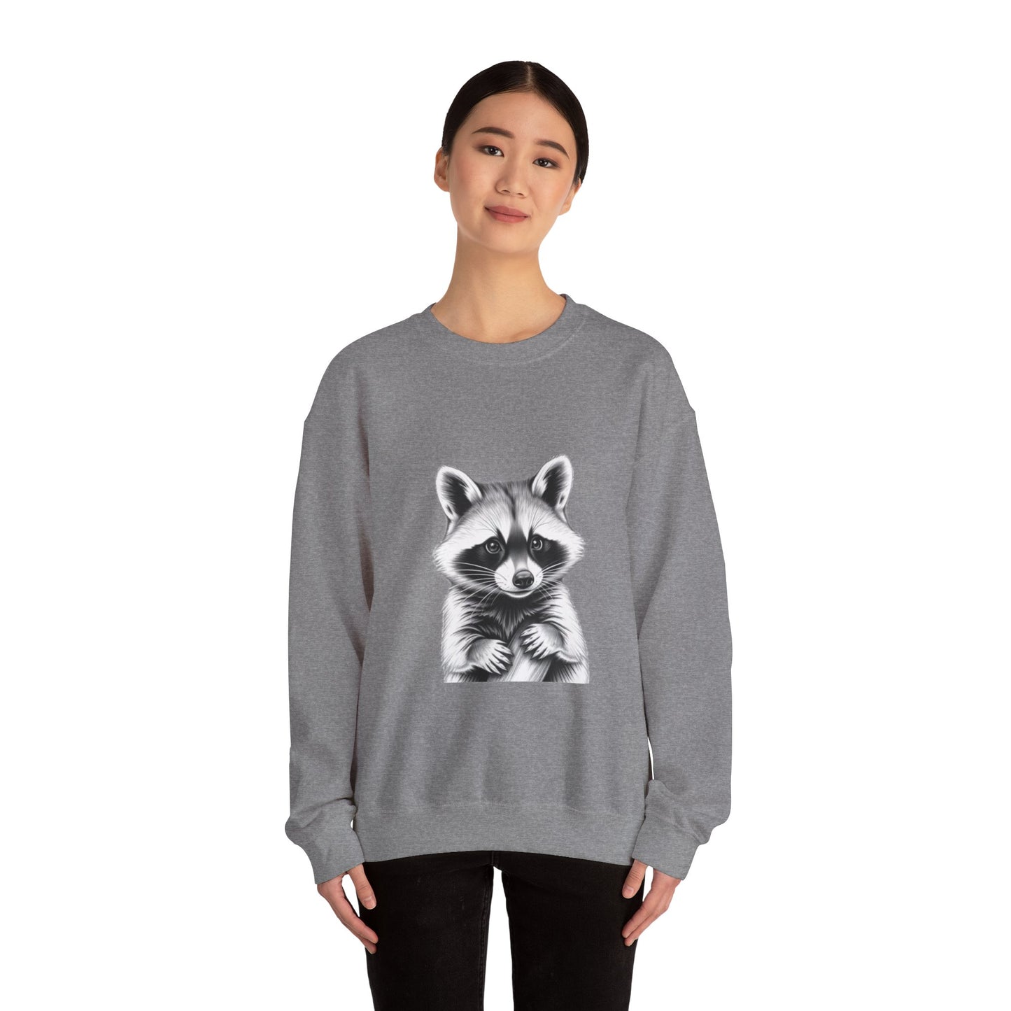 Cozy Raccoon Sweatshirt Women's