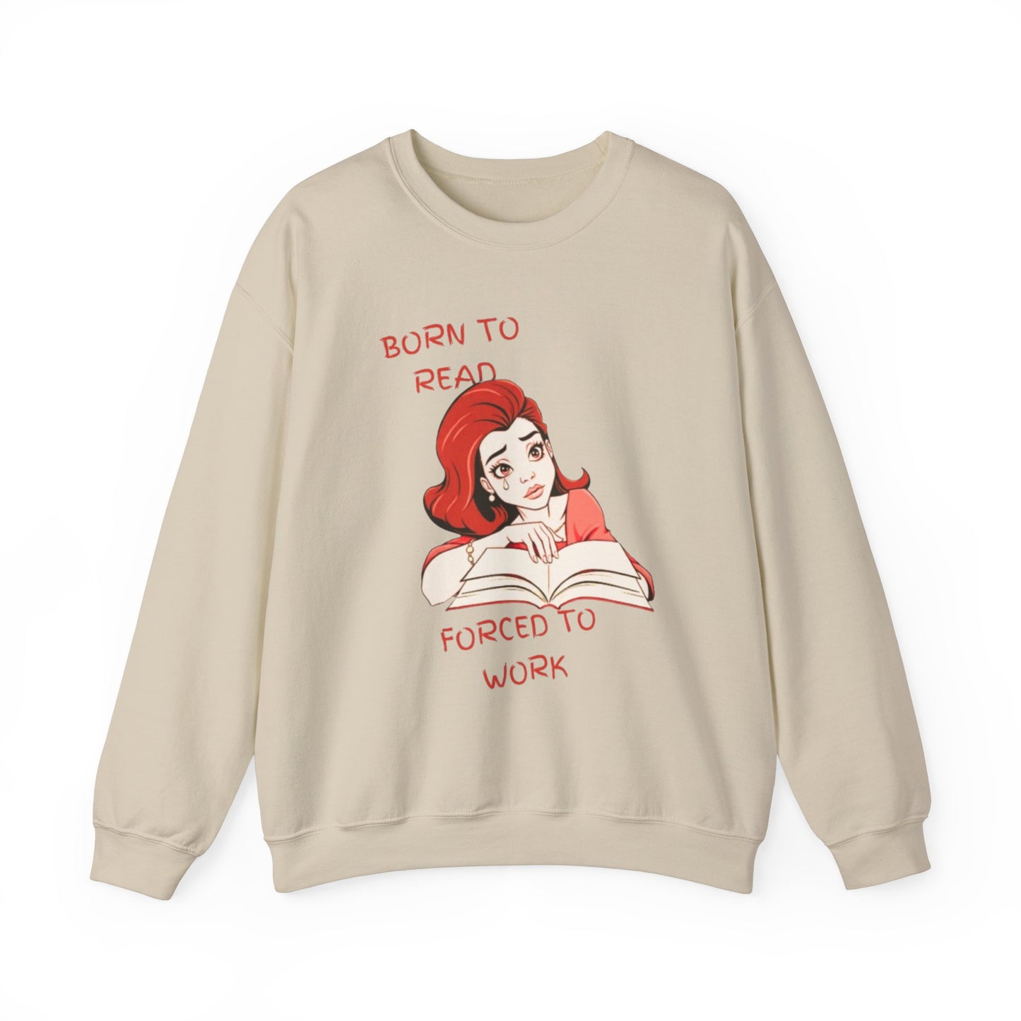 Born to Read – Premium Literary Sweatshirt WOMEN