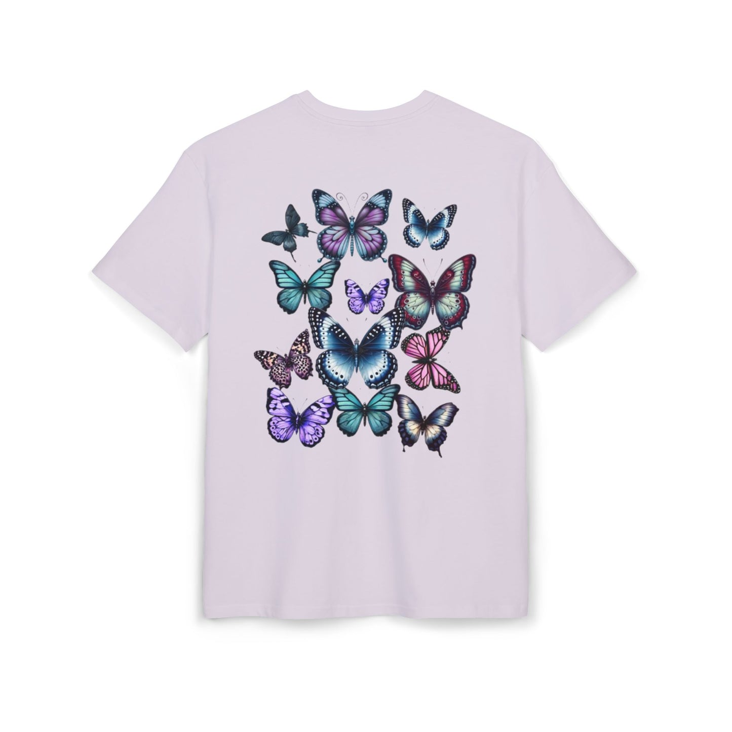 Whispering Wings Oversized T-Shirt Back Design