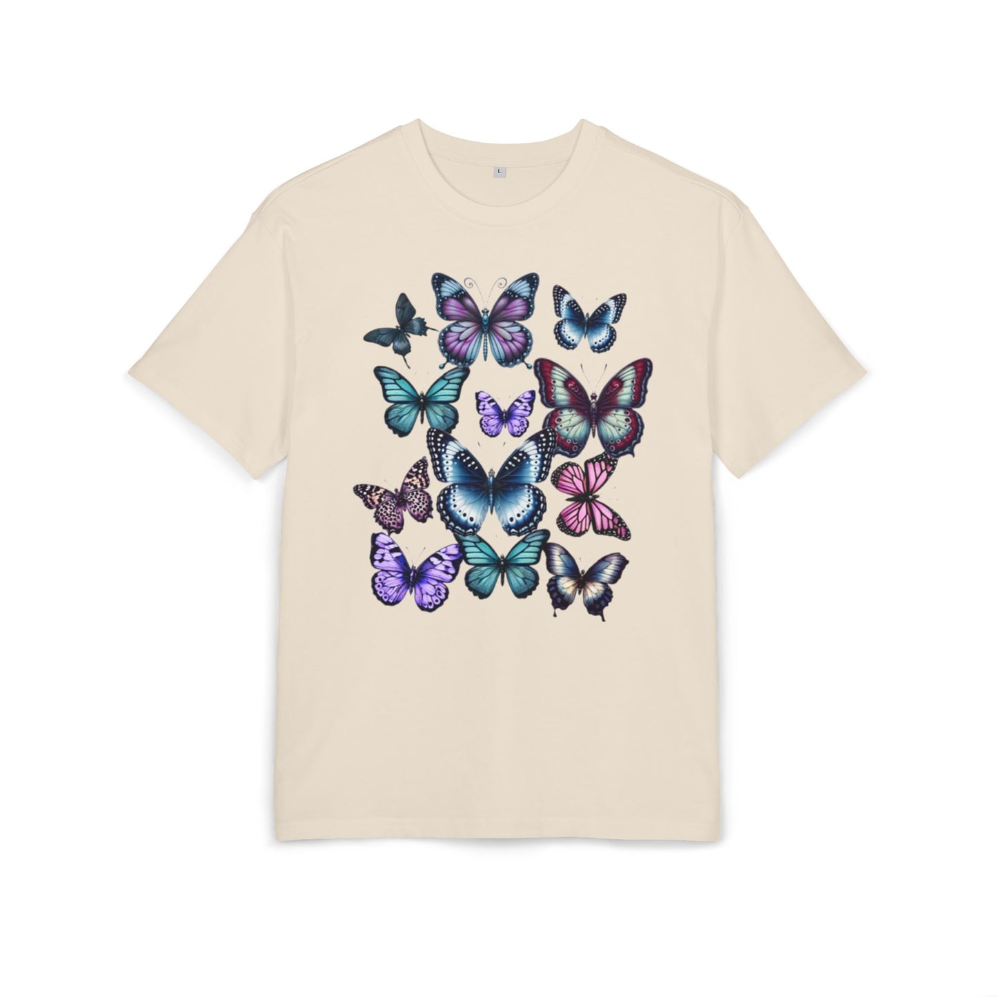 Whispering Wings Oversized T-Shirt Front Design