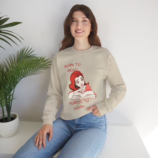 Born to Read – Premium Literary Sweatshirt WOMEN