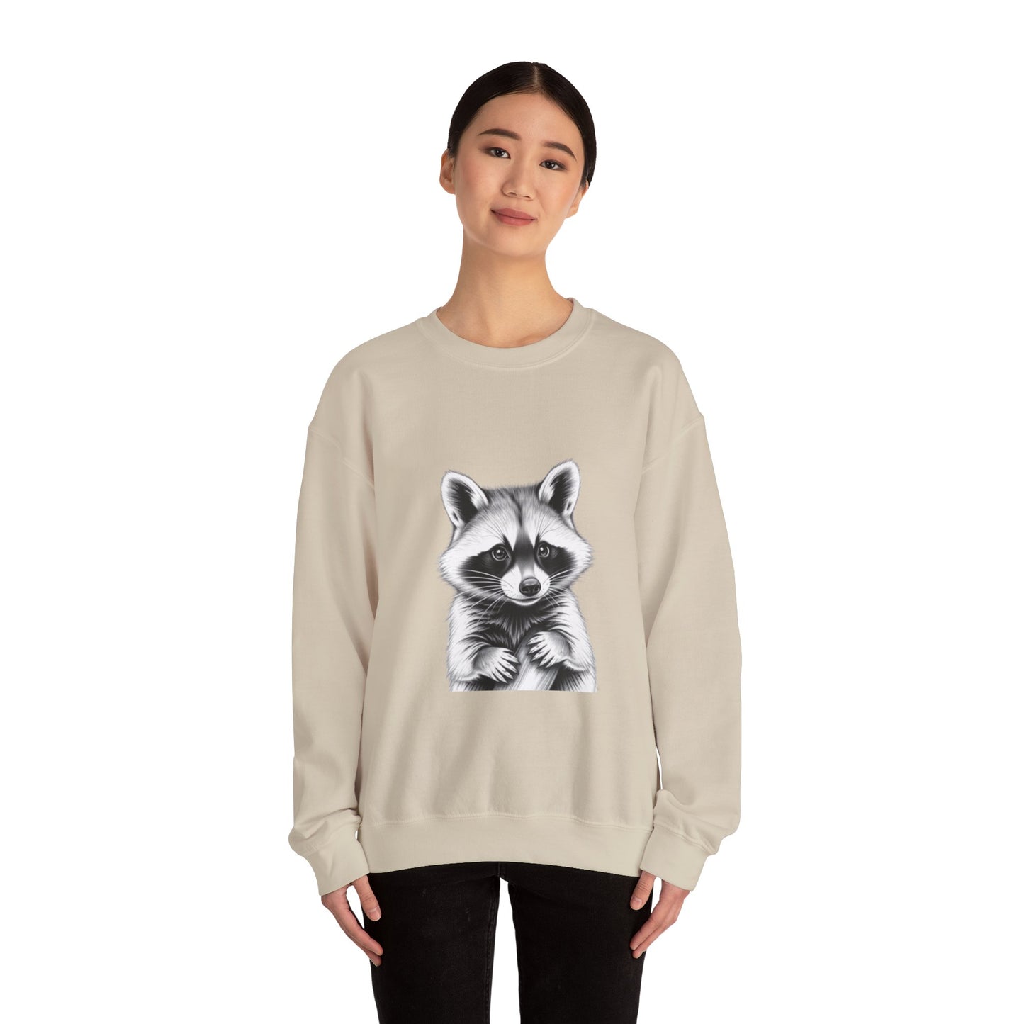 Cozy Raccoon Sweatshirt Women's