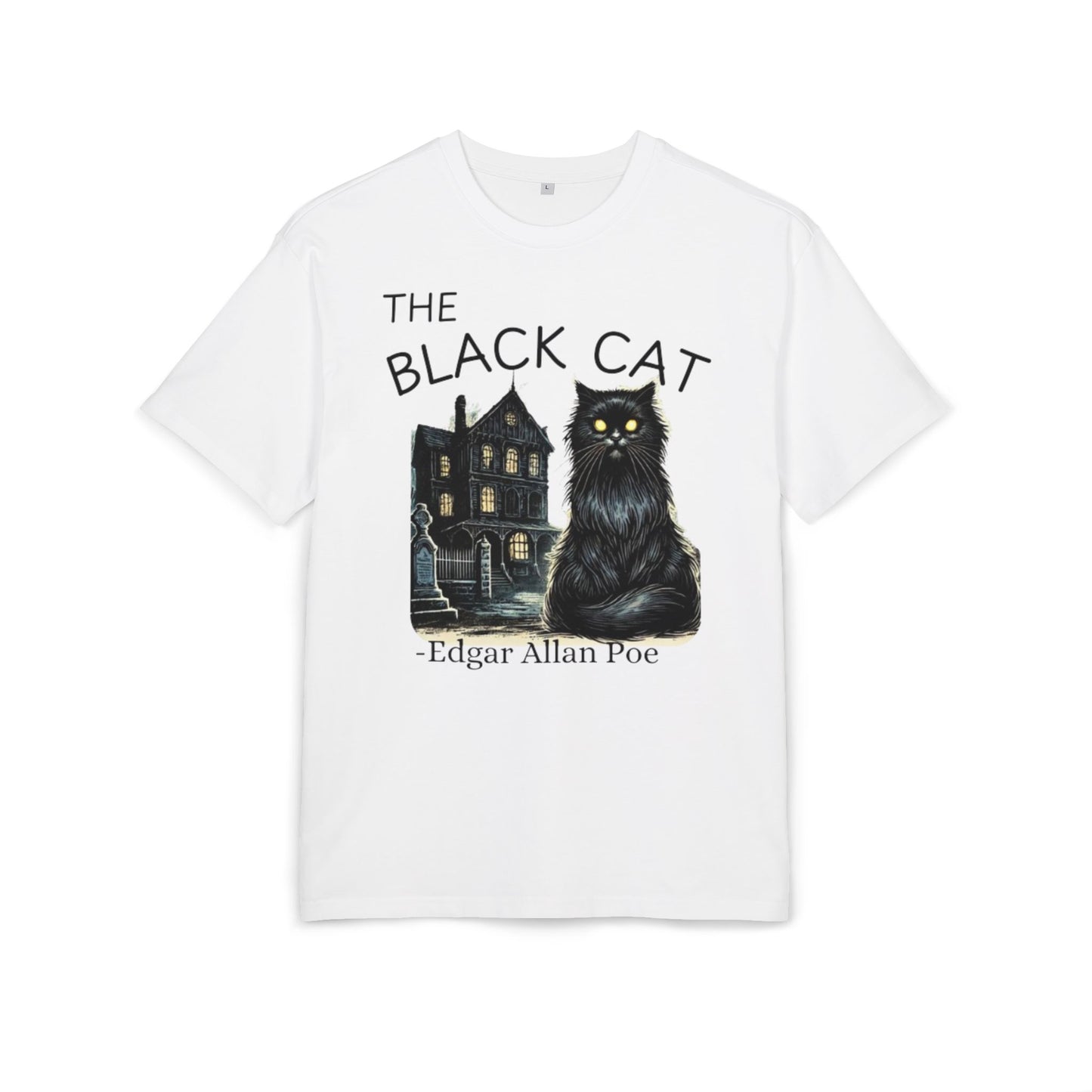 The Black Cat Oversized T Shirt Women's