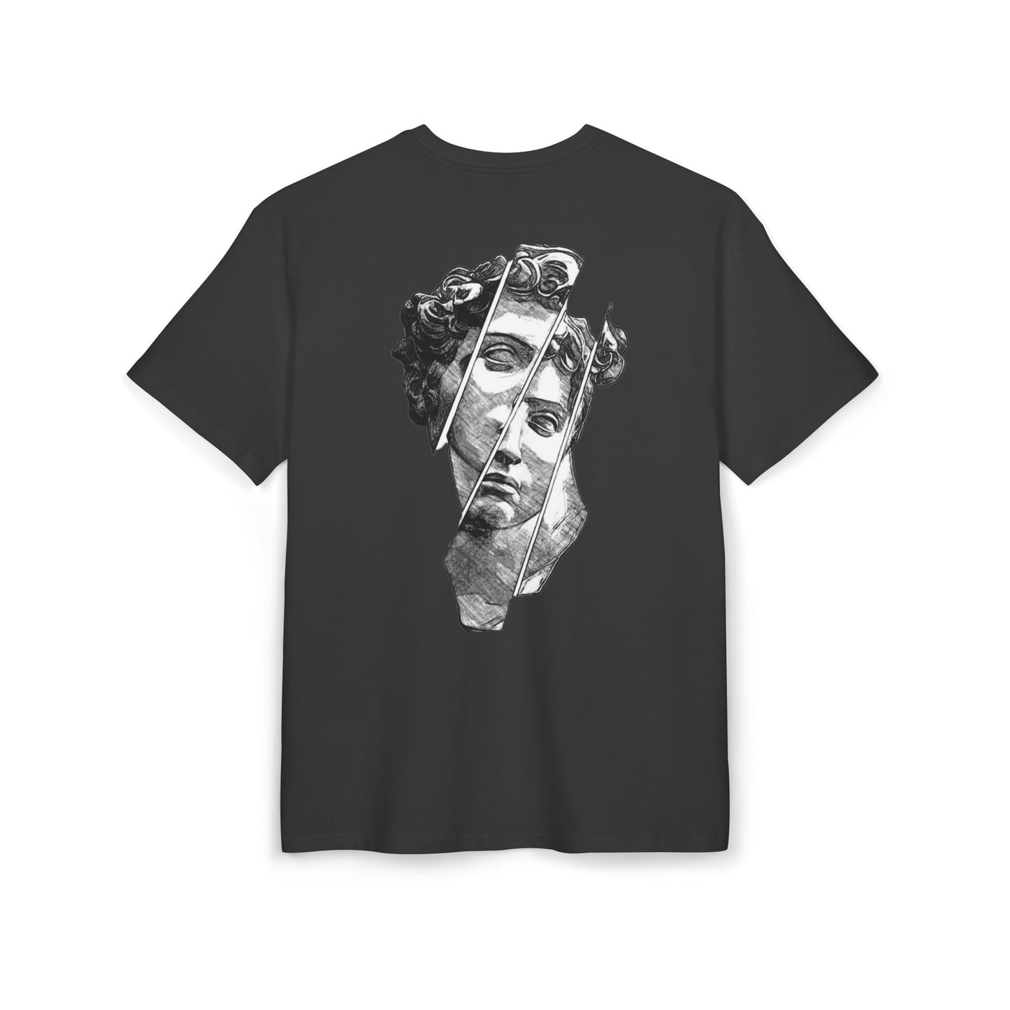 Michaelangelo David T Shirt front Black