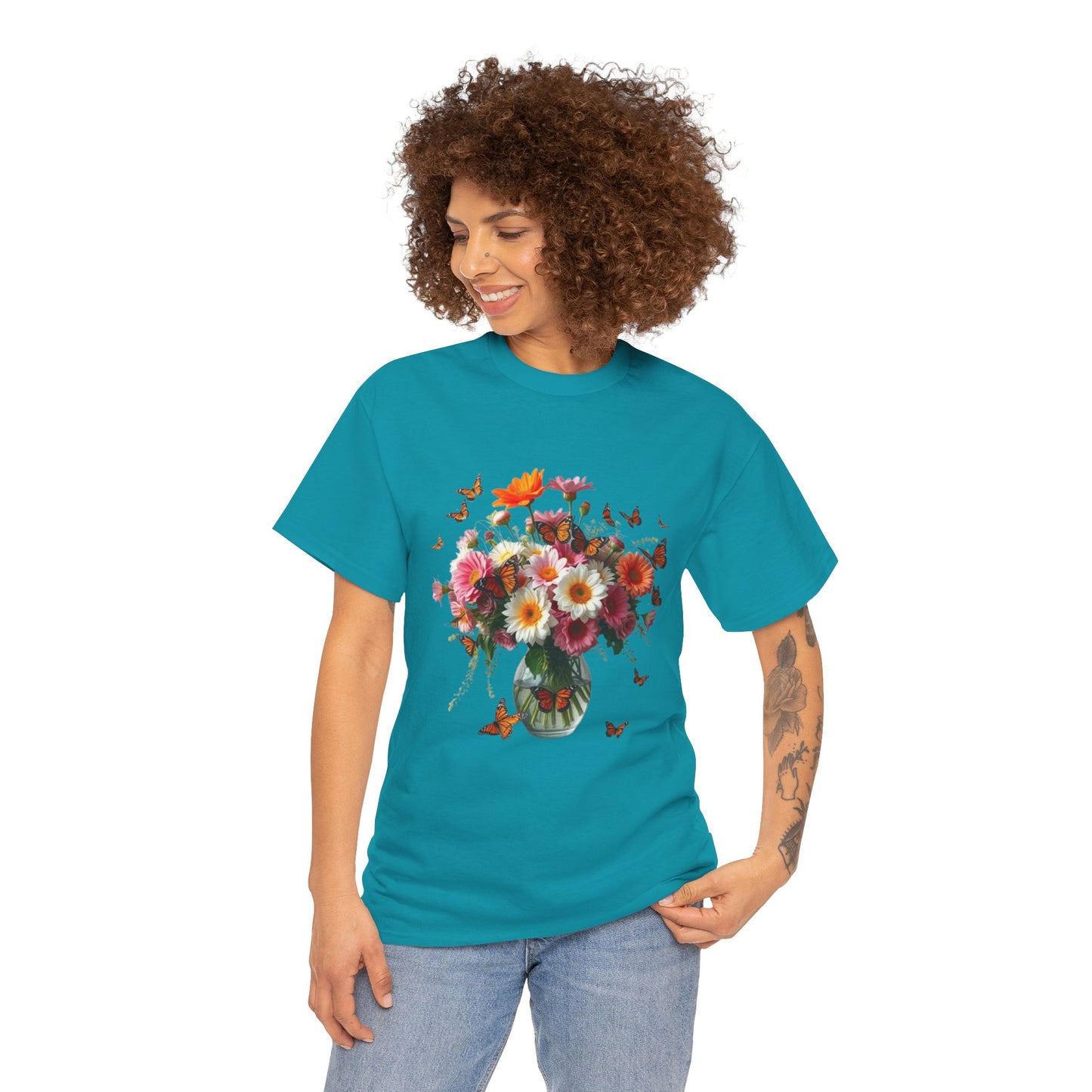 Garden Whispers – Artistic Flowers T-Shirt