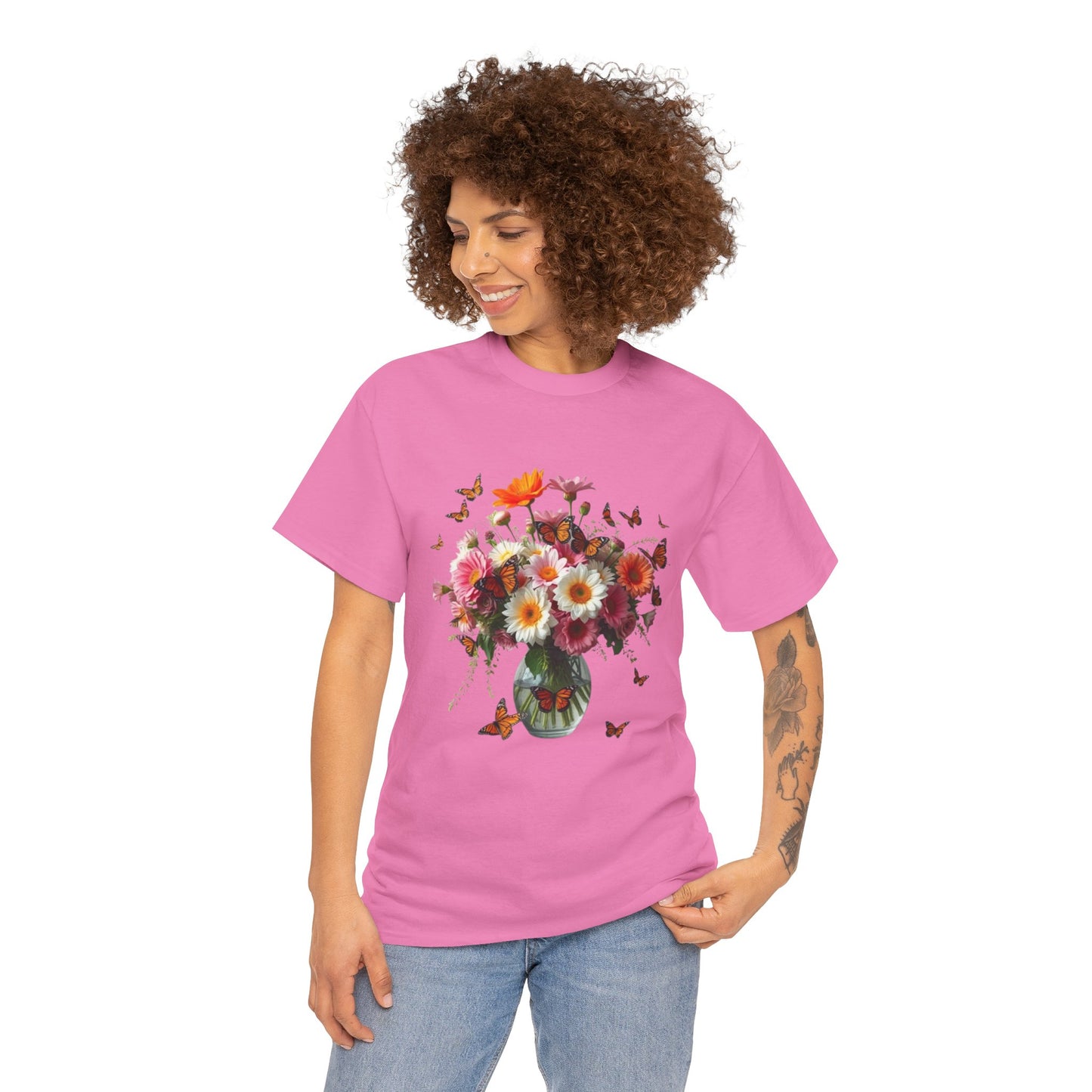 Garden Whispers – Artistic Flowers T-Shirt