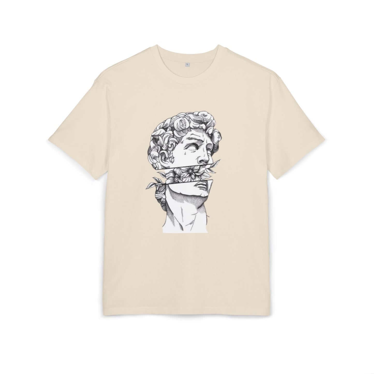 Greek god T shirt front sand