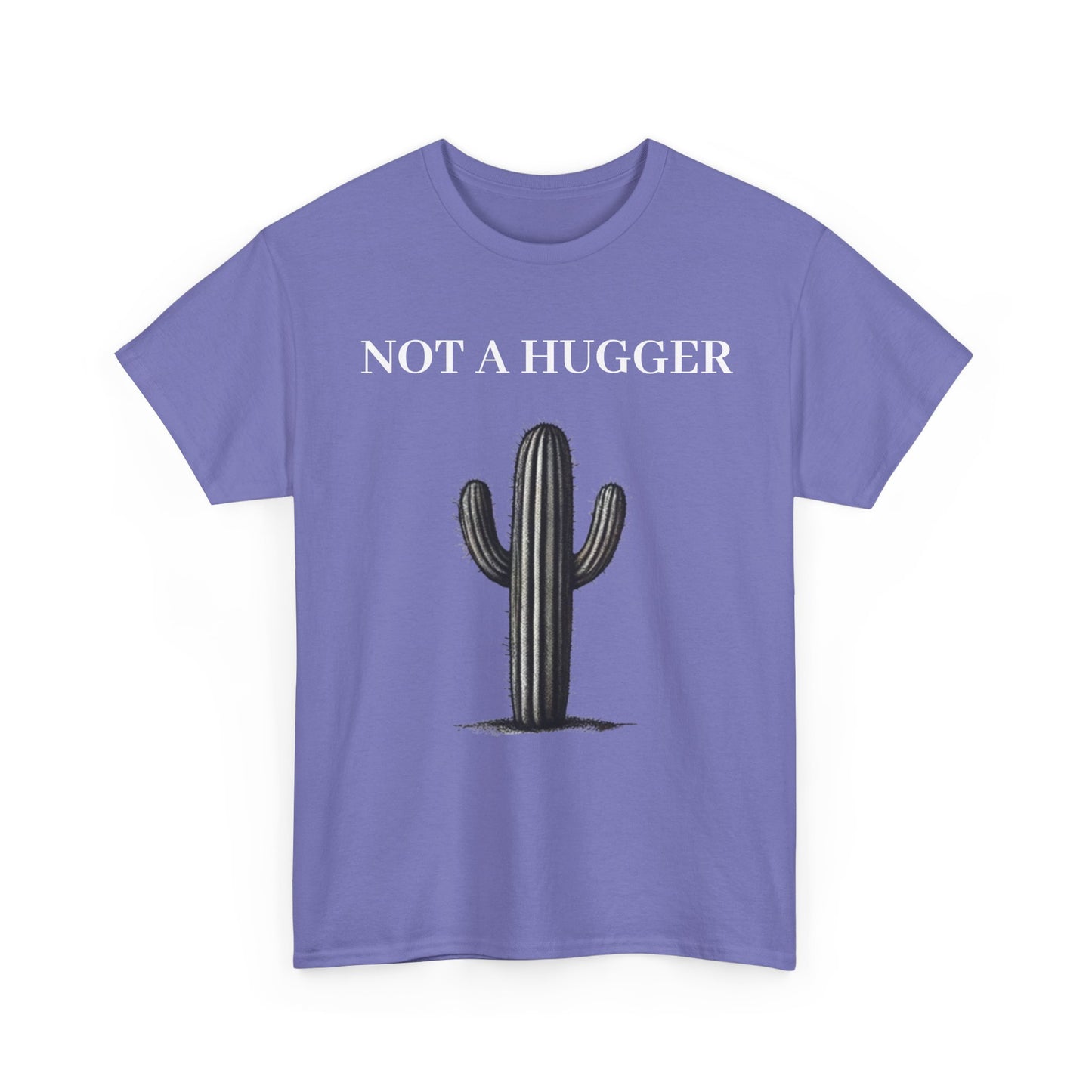 Purple Not A Cactus Hugger Womens T Shirt Front