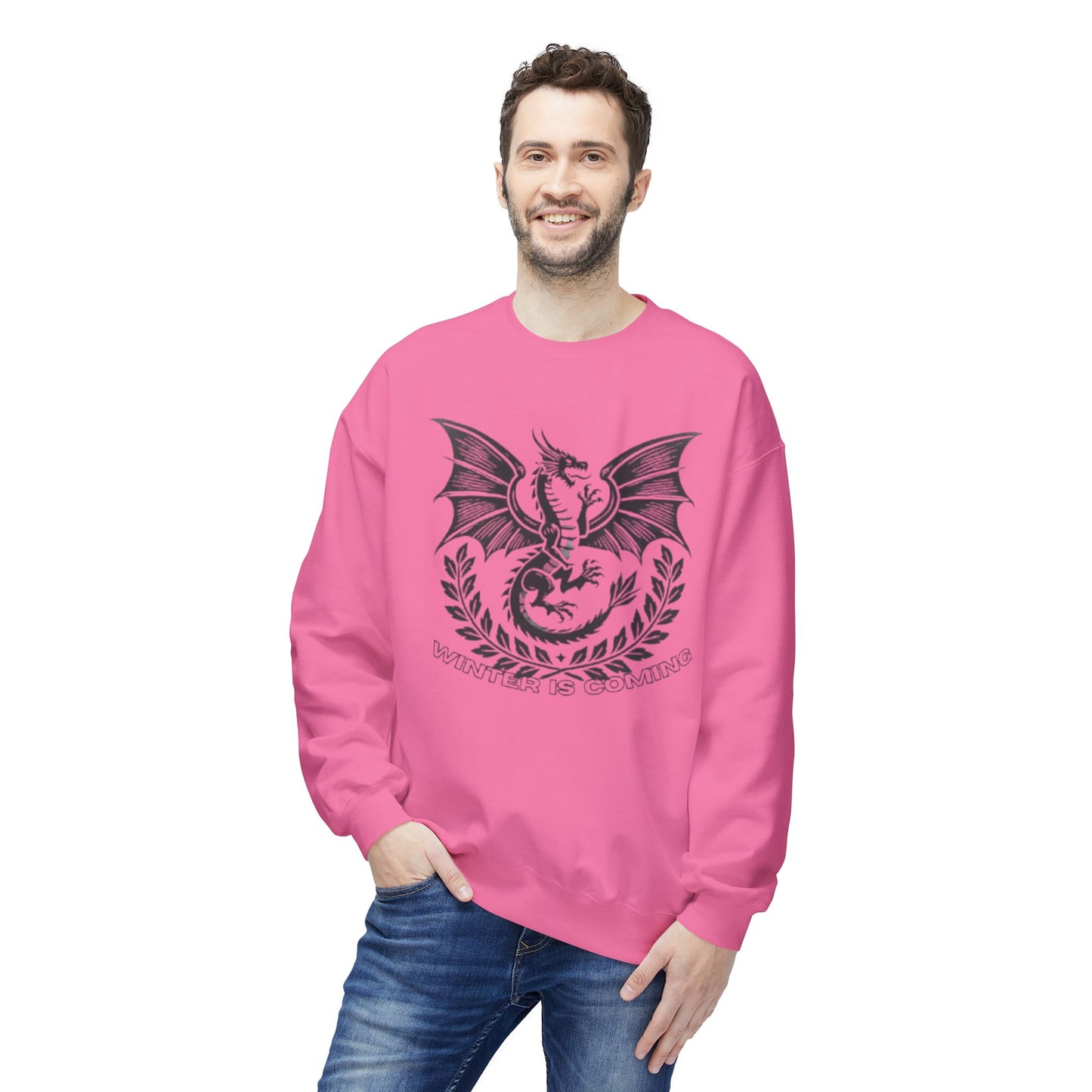 "Winter is Coming" Premium Dragon Sweatshirt MEN