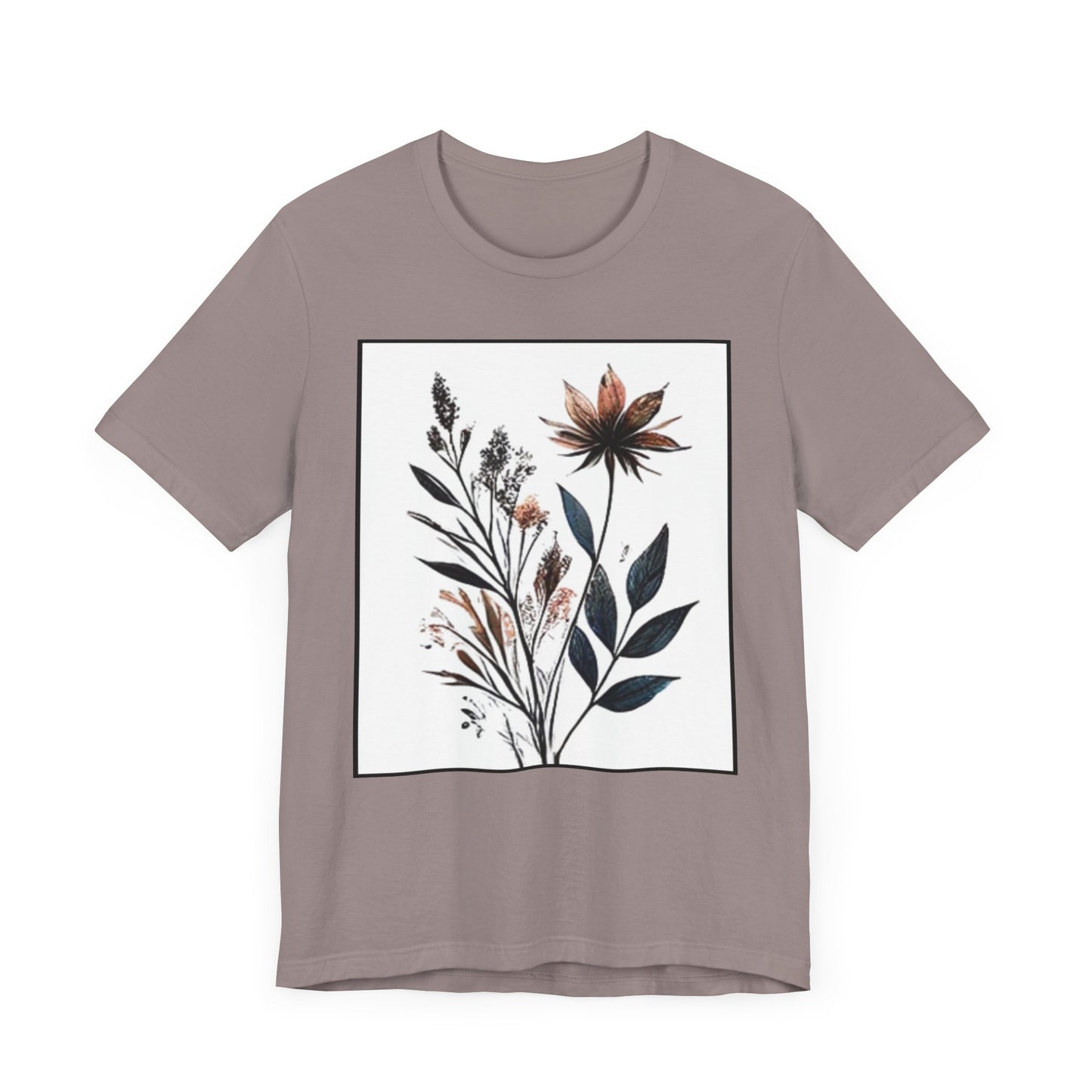 Framed Elegance Floral T-Shirt Women's