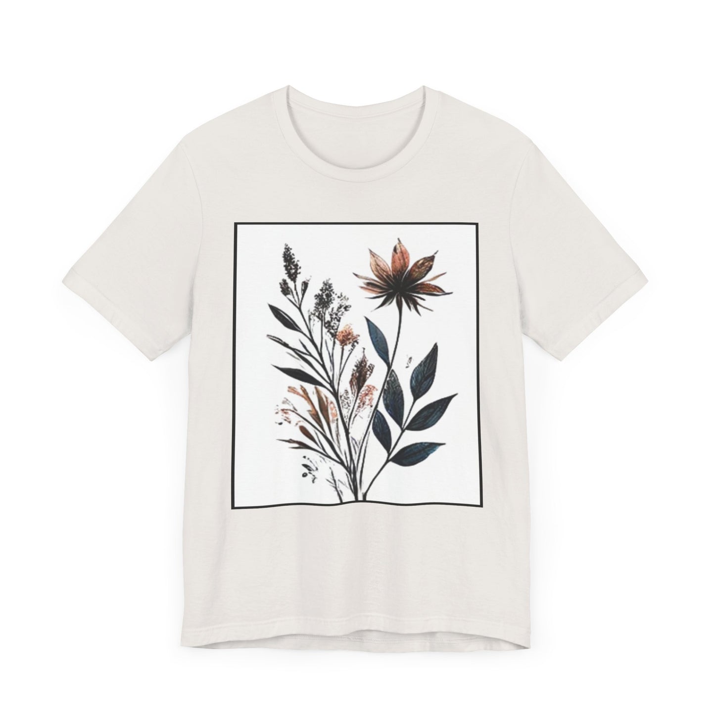 Framed Elegance Floral T-Shirt Women's