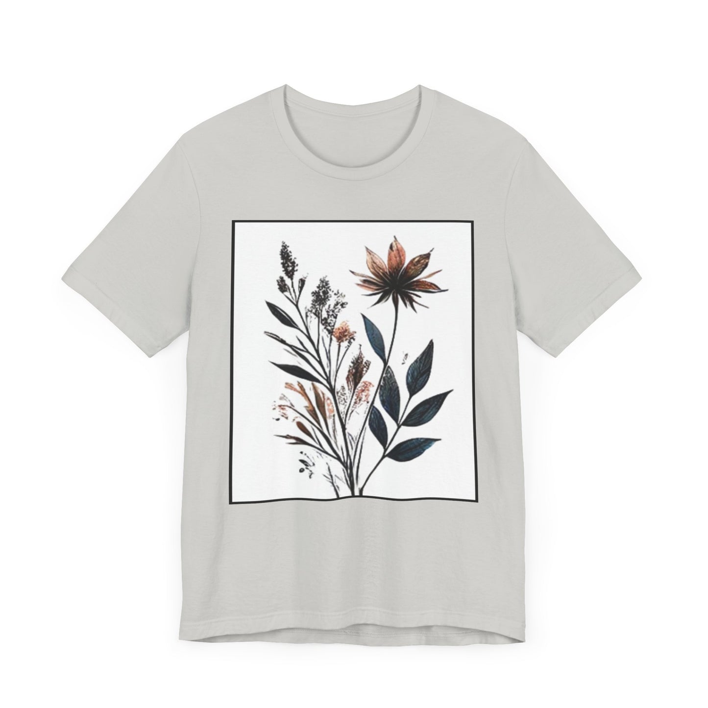 Framed Elegance Floral T-Shirt Women's