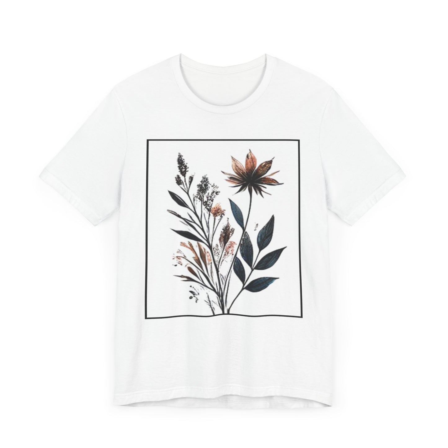 Framed Elegance Floral T-Shirt Women's