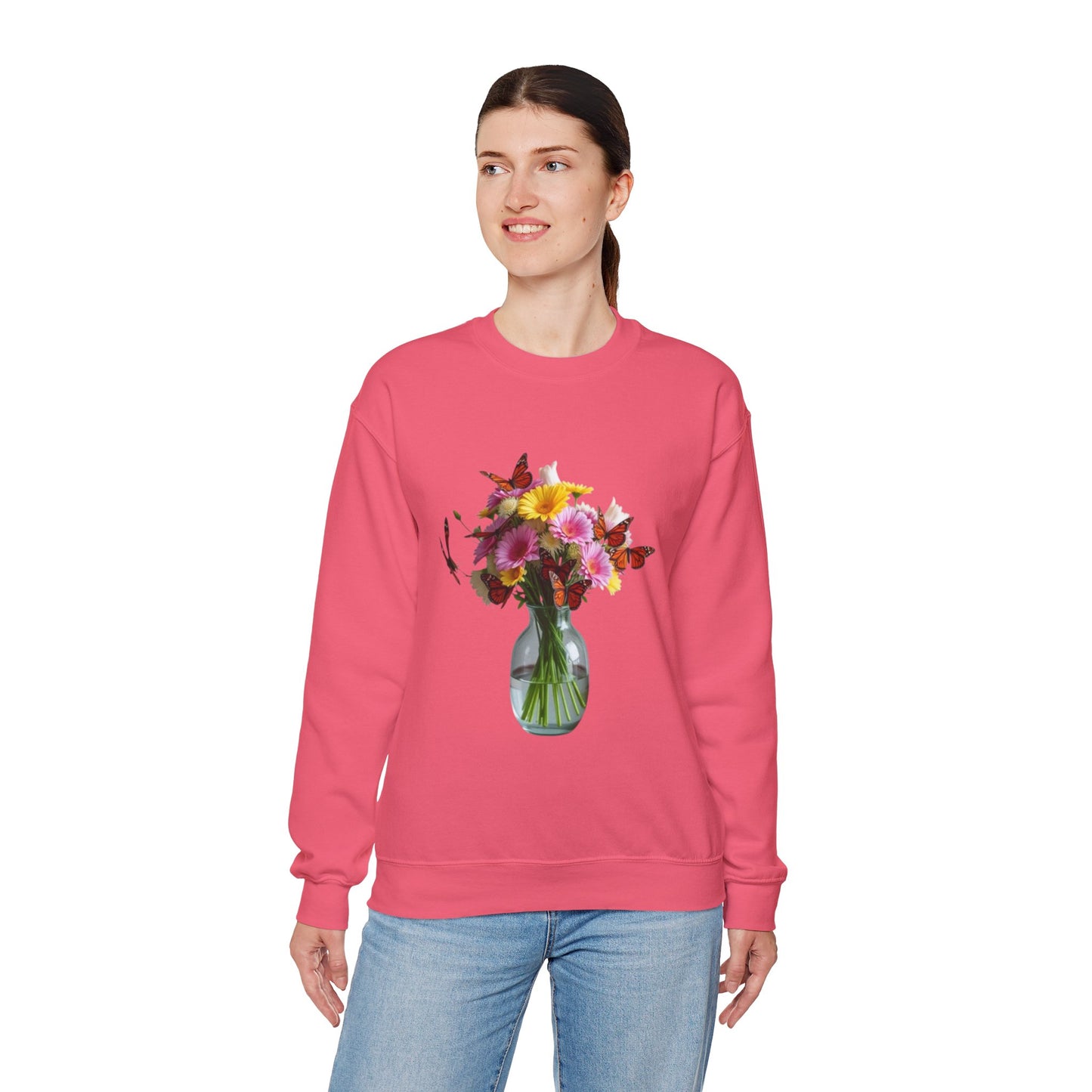 Bloom & Flutter" Premium Sweatshirt