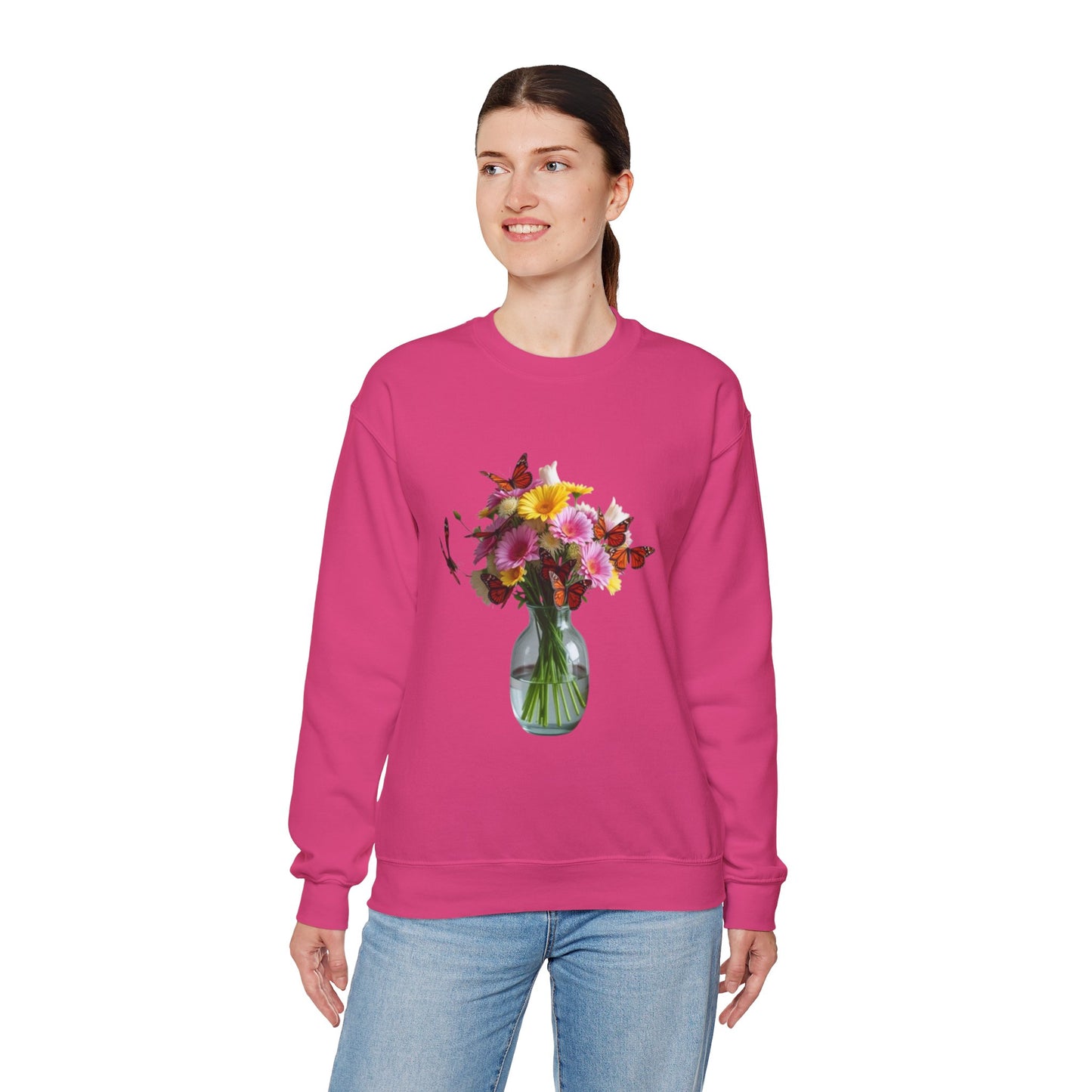 Bloom & Flutter" Premium Sweatshirt