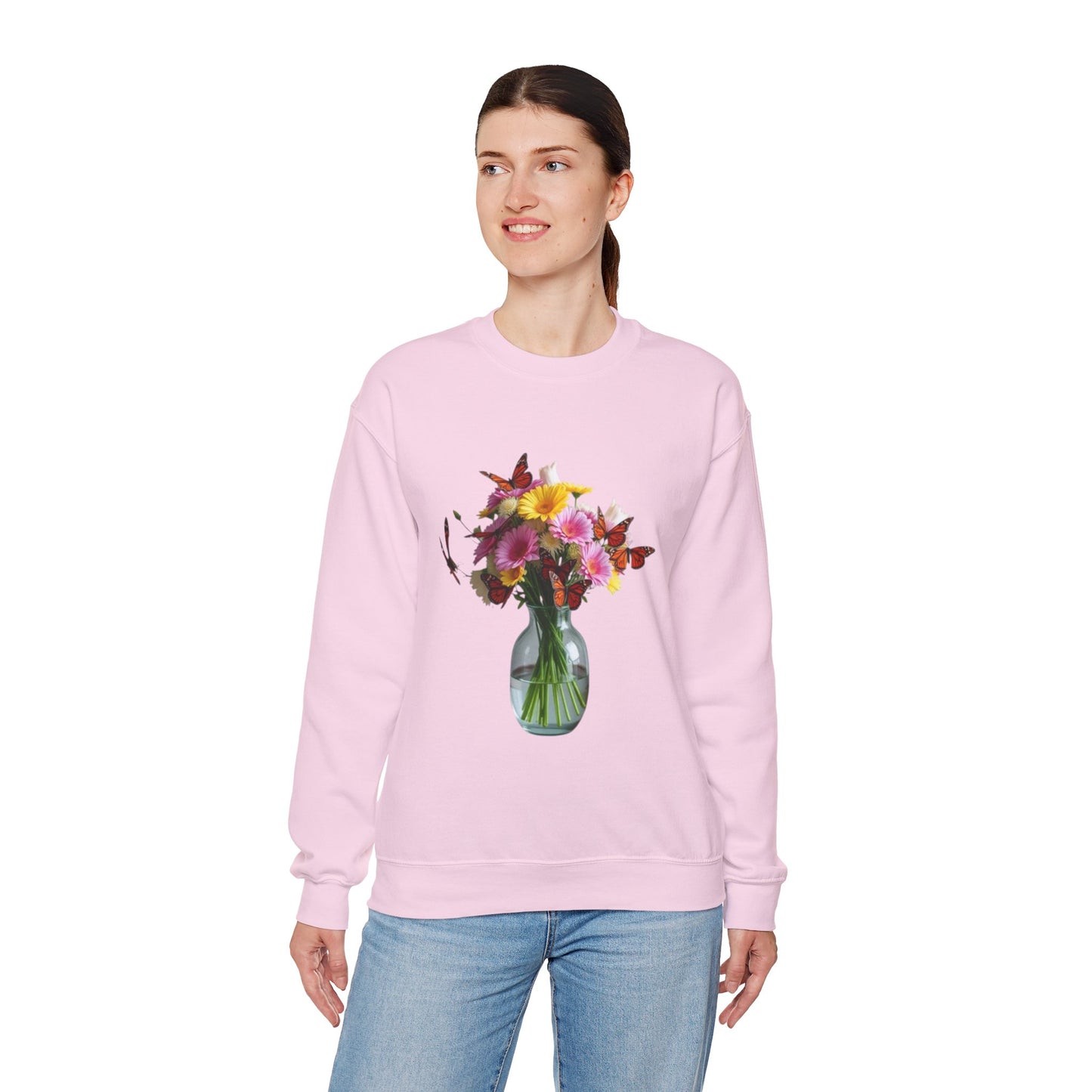 Bloom & Flutter" Premium Sweatshirt