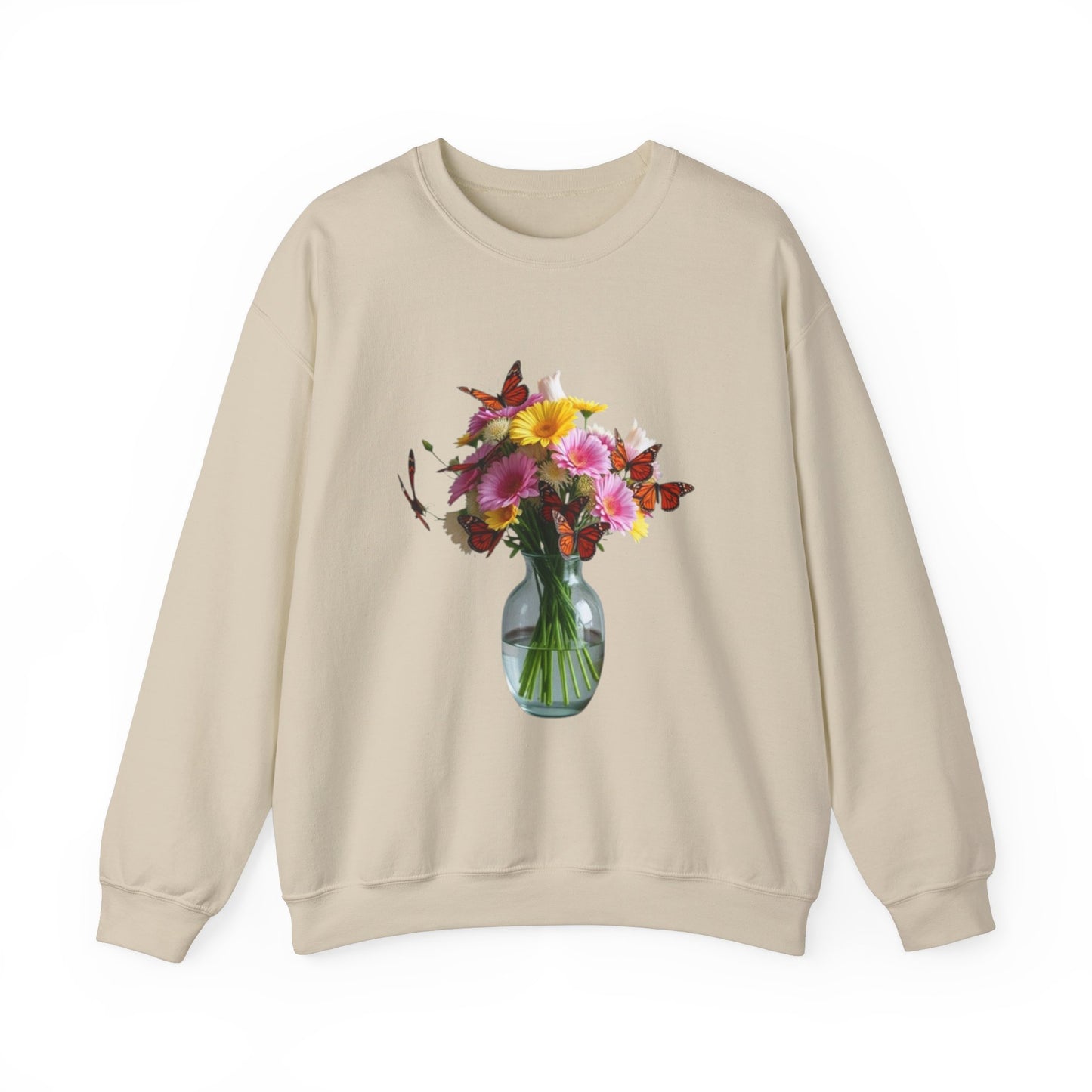 Bloom & Flutter" Premium Sweatshirt